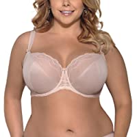 Gorsenia K324 Adele Sujetador Sin Relleno con Encaje para Mujeres Tirantes Regulables No Extraíbles con Aros - Hecho En…